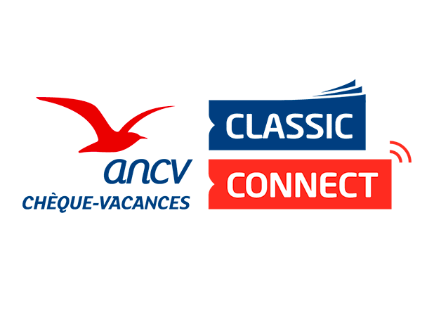 Logo ANCV Chèque-Vacances Classic & Connect Logo ANCV Chèque-Vacances Classic & Connect